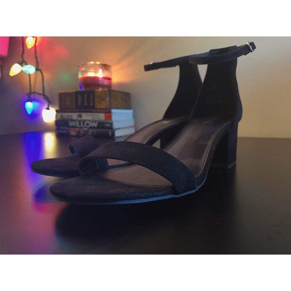 Brash Block Heel Open Toe Shoes